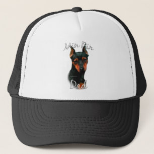 Miniature Pinscher (blk) Dad 2 Trucker Hat