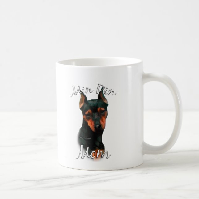 Miniature Pinscher (blk) Mum 2 Coffee Mug (Right)