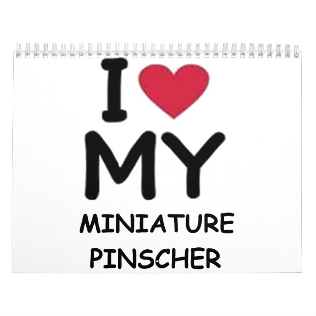 Miniature Pinscher Calendar (Cover)