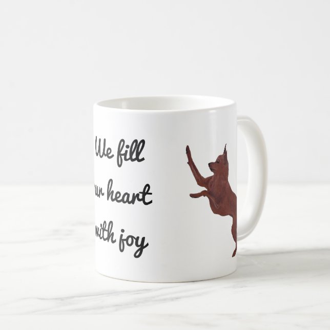 Miniature Pinscher Coffee Mug (Front Right)