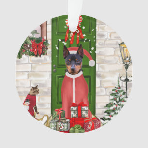 Miniature Pinscher Dog Christmas Ornament