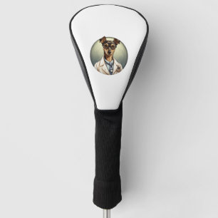 Miniature Pinscher Dog Doctor   Golf Head Cover
