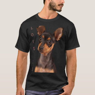 Miniature Pinscher Dog Mum Dad Love Puppy Pet T-Shirt