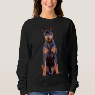 Miniature Pinscher Dog Mum Dad T Love Puppy Pet 1 Sweatshirt