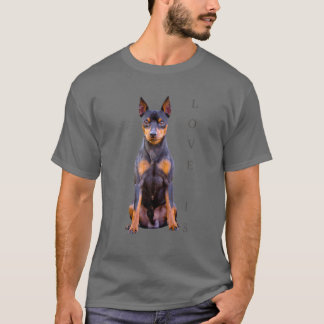 Miniature Pinscher Dog Mum Dad T Love Puppy Pet T-Shirt