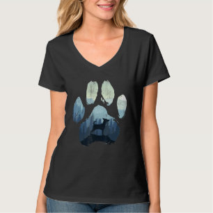 Miniature Pinscher Dog Paw Mum Dad Mountains T-Shirt