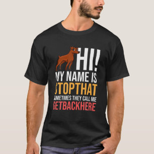 Miniature Pinscher Dog Puppies Owner Lover T-Shirt