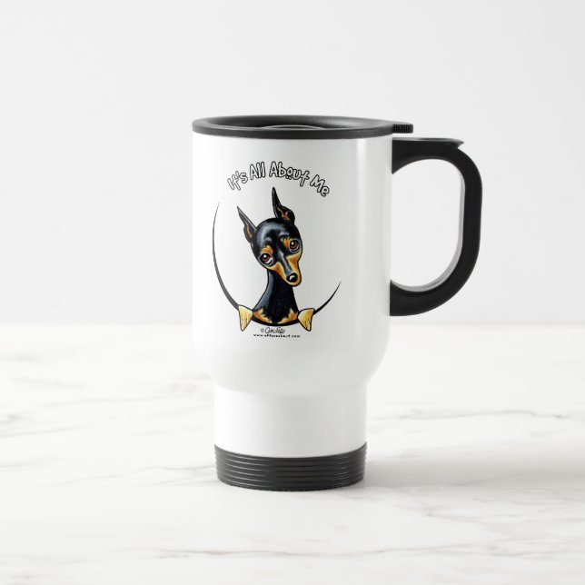 Miniature Pinscher IAAM Travel Mug (Right)