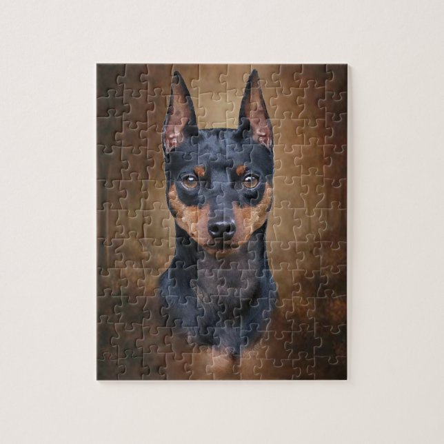 Miniature Pinscher Jigsaw Puzzle (Vertical)