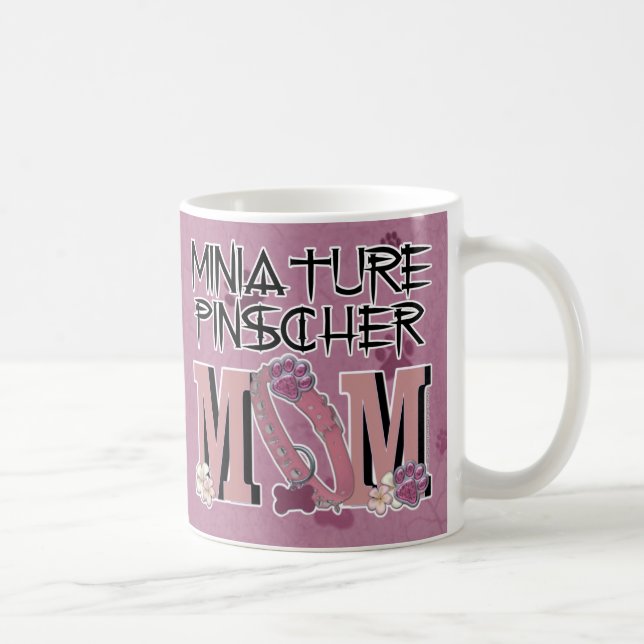 Miniature Pinscher MOM Coffee Mug (Right)