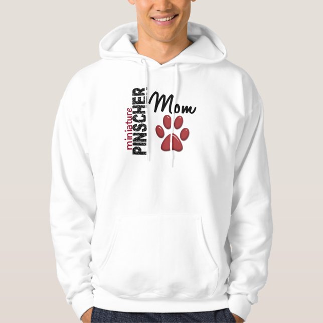 Miniature Pinscher Mum 2 Hoodie (Front)