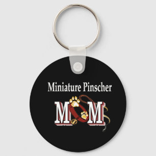 Miniature Pinscher Mum Gifts Key Ring