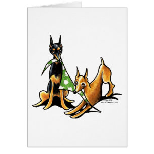 Miniature Pinscher n Apples