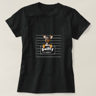 Miniature Pinscher Puppy 'Guilty' Mugshot T-Shirt