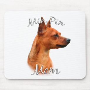 Miniature Pinscher (rust) Mum 2 Mouse Pad