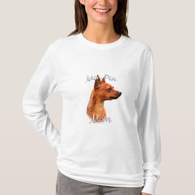 Miniature Pinscher (rust) Mum 2 T-Shirt (Front)