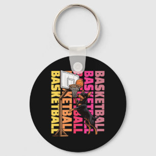 Miniature Pinscher Sketll Sports Dog Lover  Key Ring