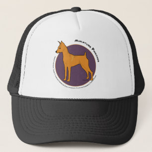 Miniature Pinscher, Stag Red Trucker Hat