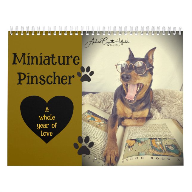 Miniature Pinscher Year Calendar (Cover)