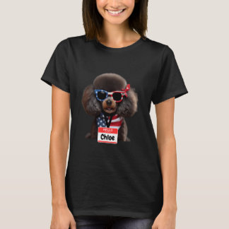 Miniature Poodle Dog Chloe Men Women Kids Boys Gir T-Shirt