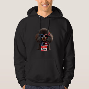 Miniature Poodle Dog Daisy Men Women Kids Boys Gir Hoodie