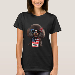 Miniature Poodle Dog Daisy Men Women Kids Boys Gir T-Shirt