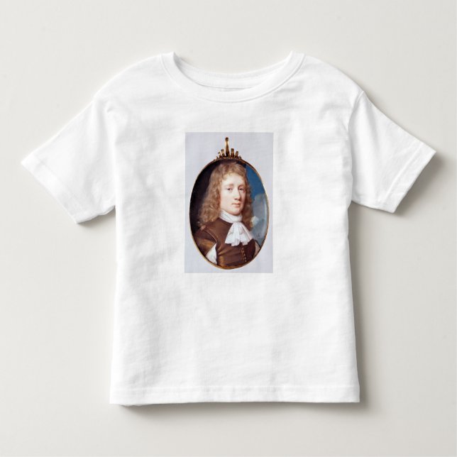 Miniature portrait of an Unknown Man, 1659 Toddler T-Shirt (Front)