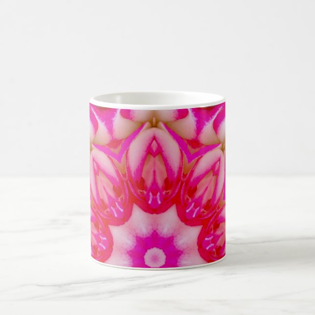 Miniature Rose Fractal Coffee Mug (Center)