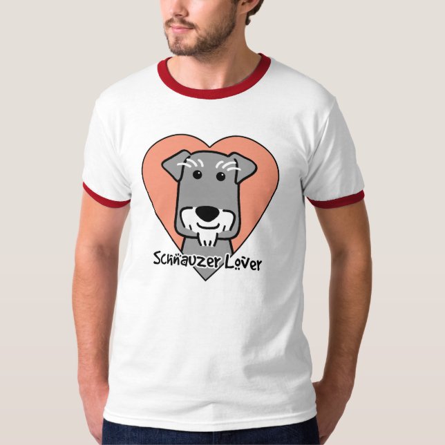 Miniature Schauzer Lover T-Shirt (Front)