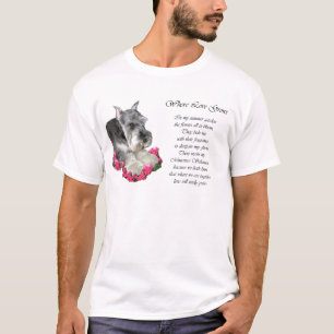 Miniature Schnauzer Art Gifts T-Shirt