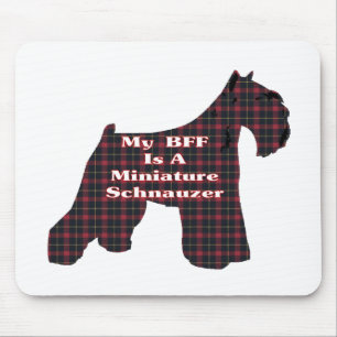 Miniature Schnauzer BFF Gifts Mouse Pad