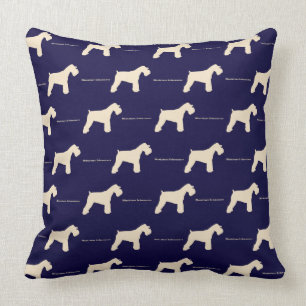 Miniature Schnauzer BL Cushion