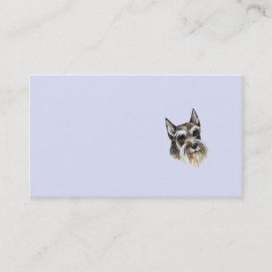 Miniature Schnauzer Business Card