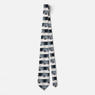 Miniature Schnauzer Christmas snow winter Tie