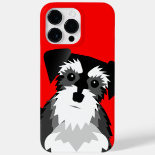 Miniature Schnauzer Custom Background Colour Case-Mate iPhone 14 Pro Max Case