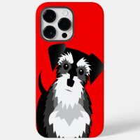 Miniature Schnauzer Custom Background Colour