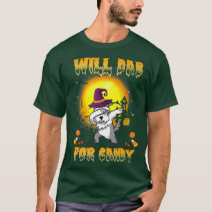 Miniature Schnauzer Dabbing Dog Will Dab for Candy T-Shirt