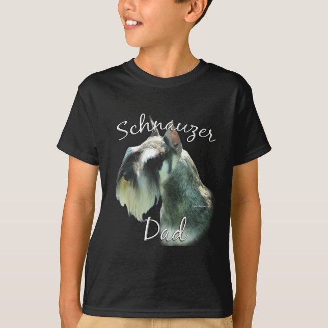 Miniature Schnauzer Dad 2 T-Shirt (Front)