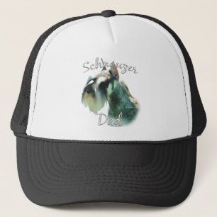 Miniature Schnauzer Dad 2 Trucker Hat