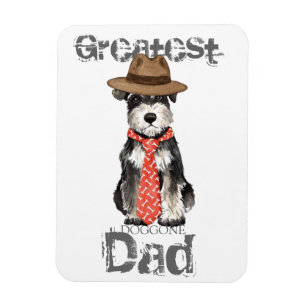 Miniature Schnauzer Dad Magnet