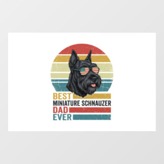 Miniature Schnauzer Dad Vintage Patriotic Shirt De