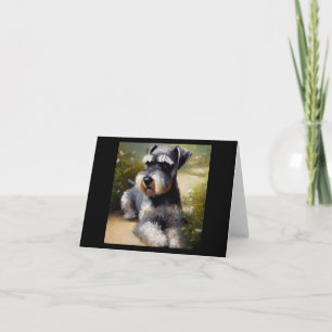 Miniature Schnauzer Dog Card