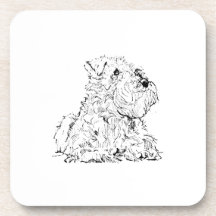Miniature Schnauzer Dog Illustration