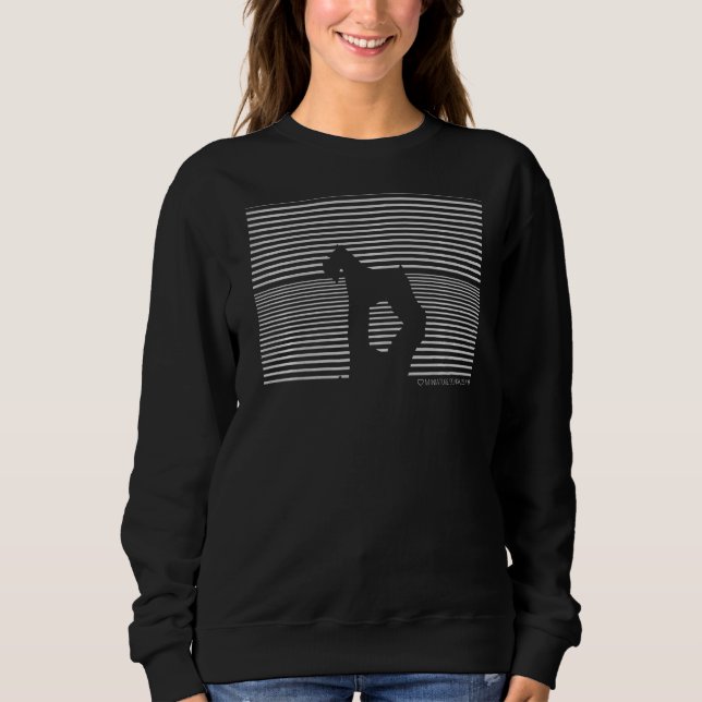 Miniature Schnauzer Dog Love Sweatshirt (Front)