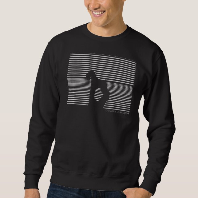 Miniature Schnauzer Dog Love Sweatshirt (Front)