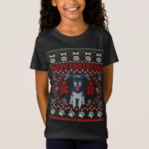 Miniature Schnauzer Dog Merry Christmas Ugly Sweat T-Shirt