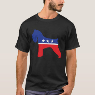 Miniature Schnauzer Dog  Political Symbol Election T-Shirt