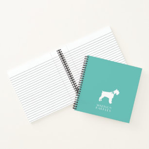 Miniature Schnauzer Dog Puppy Notebook