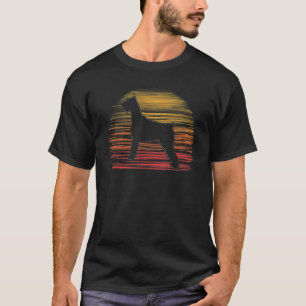 Miniature Schnauzer Dog Silhouette Sachnauzer Owne T-Shirt