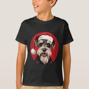 Miniature Schnauzer Funny Xmas Mum Dad Dog Lovers T-Shirt